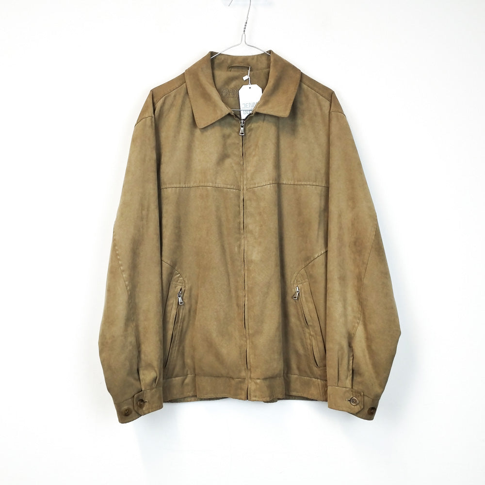 VIN-OUTW-30344 Vintage πανωφόρι bomber μπεζ S-M