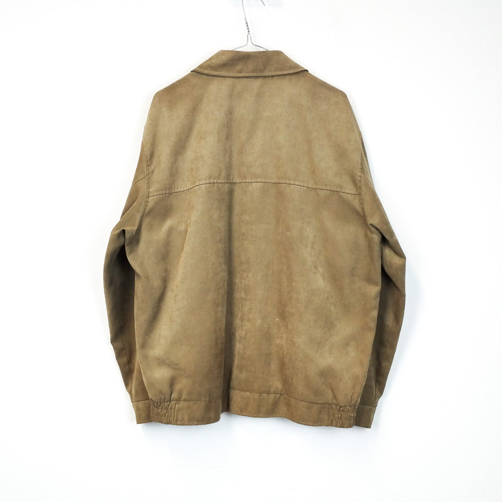 VIN-OUTW-30344 Vintage πανωφόρι bomber μπεζ S-M