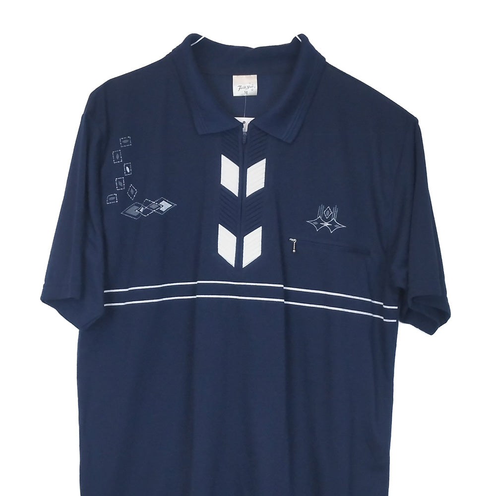 VIN-TEE-34614 Vintage κοντομάνικη βαμβακερή μπλούζα polo Μ