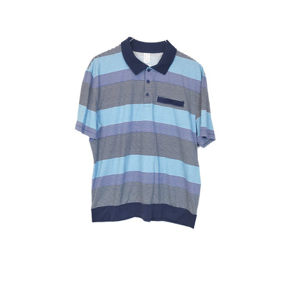 VIN-TEE-34616 Vintage κοντομάνικη βαμβακερή μπλούζα polo L