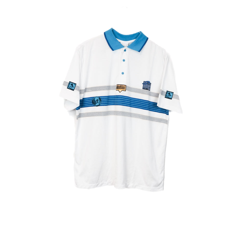 VIN-TEE-34617 Vintage κοντομάνικη μπλούζα polo XL