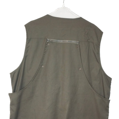 VIN-OUTW-34592 Vintage γιλέκο εργασίας χακί unisex 2XL