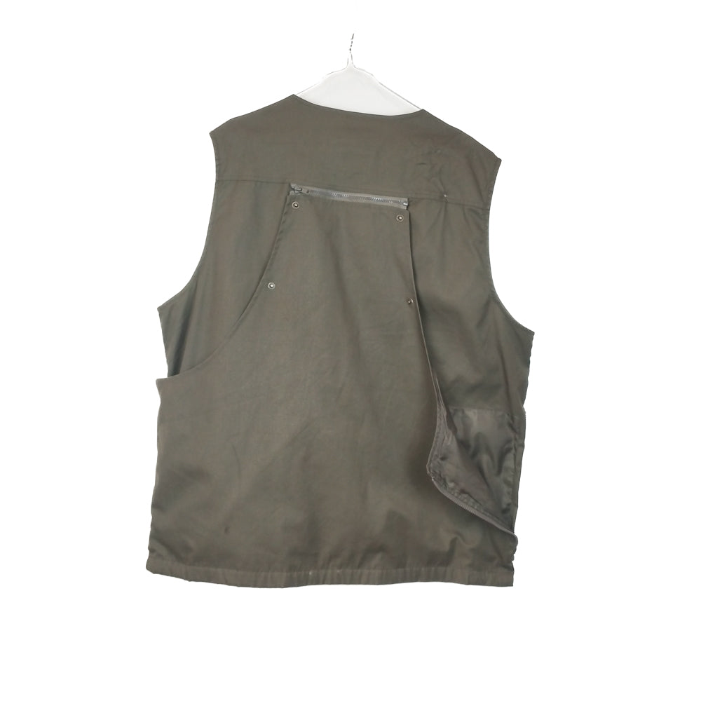 VIN-OUTW-34592 Vintage γιλέκο εργασίας χακί unisex 2XL
