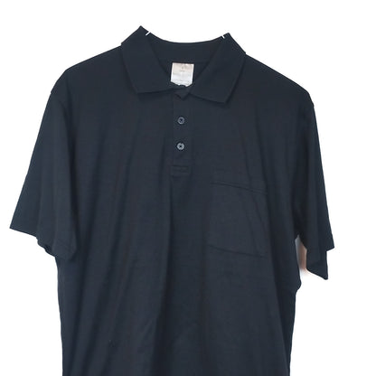 VIN-TEE-34625 Vintage κοντομάνικη βαμβακερή μπλούζα polo L