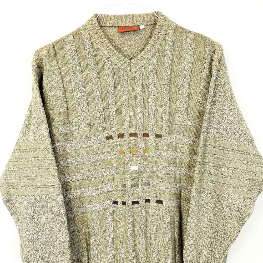 VIN-KNIT-29630 Vintage πλεκτή μπλούζα L