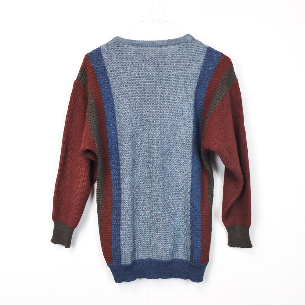 VIN-KNIT-29676 Vintage πλεκτή μπλούζα S