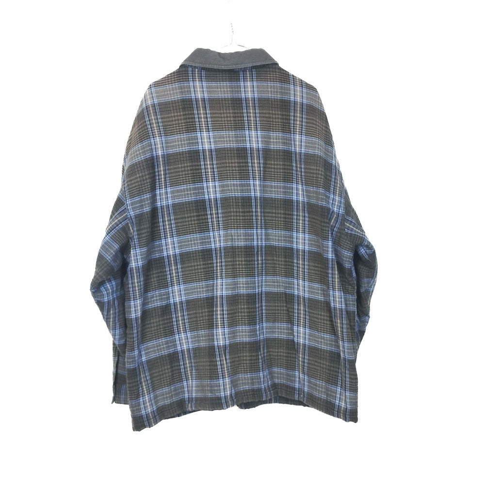 VIN-OUTW-34595 Vintage ελαφρύ μπουφάν καρό unisex 2XL