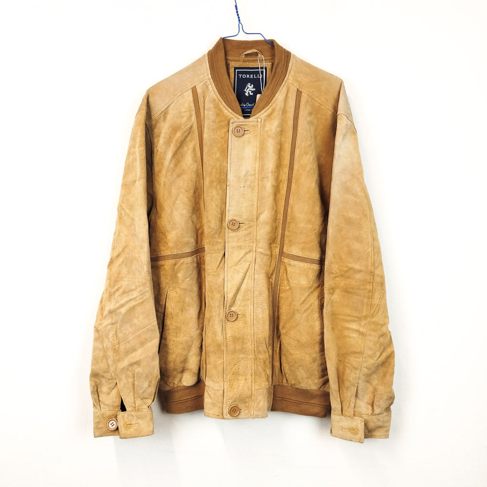 VIN-OUTW-29645 Vintage σουέντ μπόμπερ jacket M