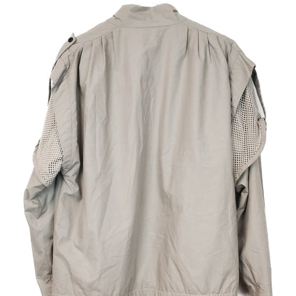 VIN-OUTW-34608 Vintage ελαφρύ μπεζ bomber jacket M