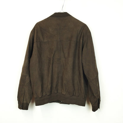 VIN-OUTW-29632 Vintage σουέντ μπόμπερ jacket καφέ S-M