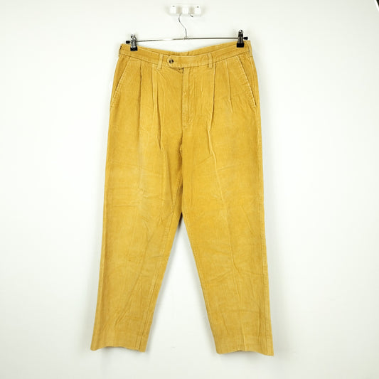 VIN-TR-25679 Vintage παντελόνι κοτλέ μουσταρδί L