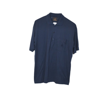 VIN-TEE-34612 Vintage κοντομάνικη βαμβακερή μπλούζα polo L