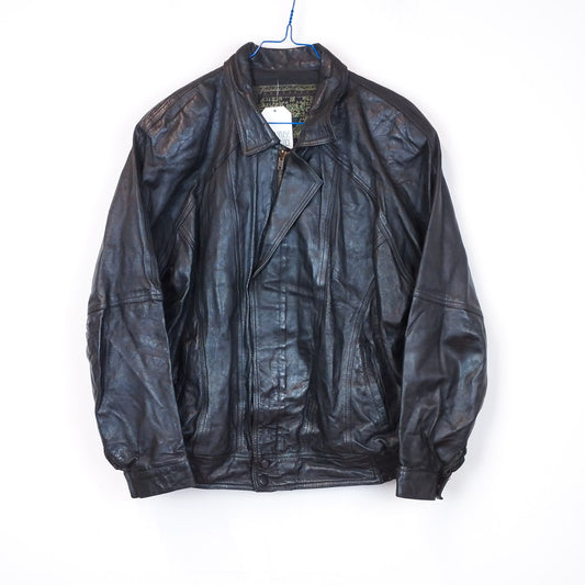 VIN-OUTW-30900 Vintage δερμάτινο jacket μαύρο M