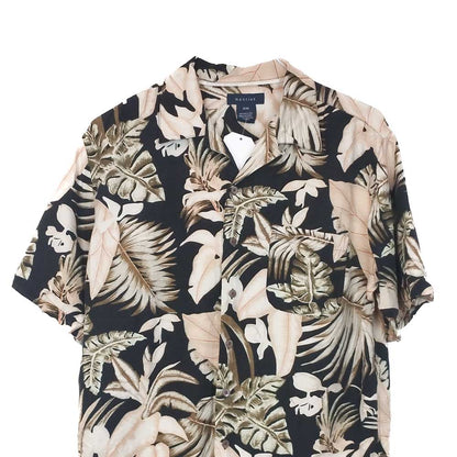 VIN-SHI-34655  Vintage πουκάμισο μεταξωτό hawaiian style M