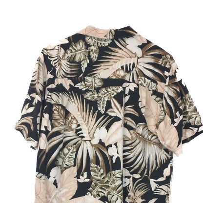 VIN-SHI-34655  Vintage πουκάμισο μεταξωτό hawaiian style M