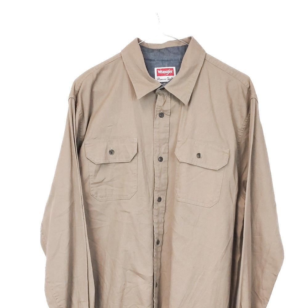 VIN-SHI-34656 Vintage denim πουκάμισο Wrangler L