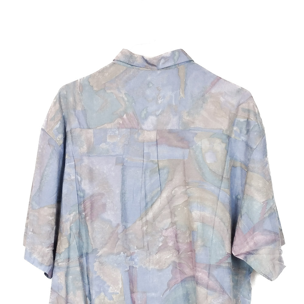 VIN-SHI-34661 Vintage πουκάμισο crazy pattern XL