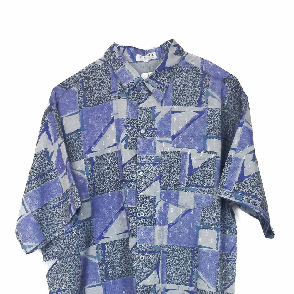 VIN-SHI-34665 Vintage πουκάμισο crazy pattern XL