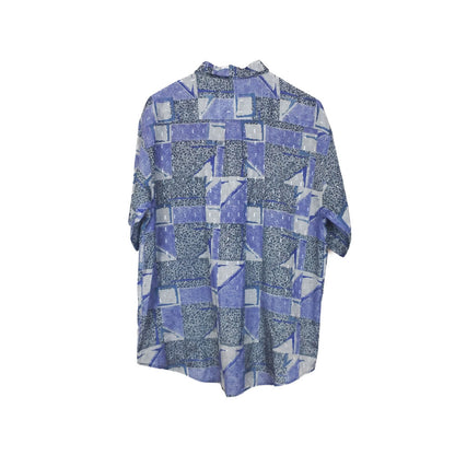 VIN-SHI-34665 Vintage πουκάμισο crazy pattern XL