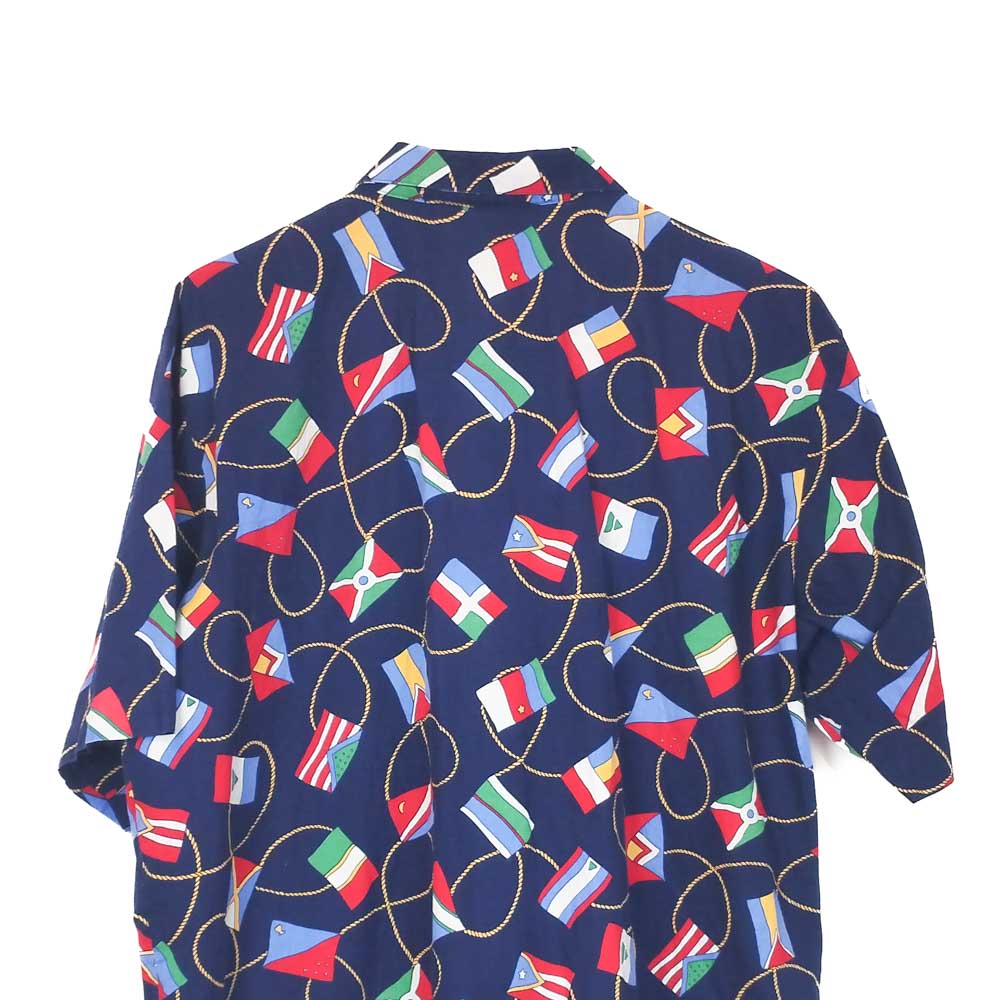 VIN-SHI-34666 Vintage πουκάμισο βαμβακερό crazy pattern 2XL
