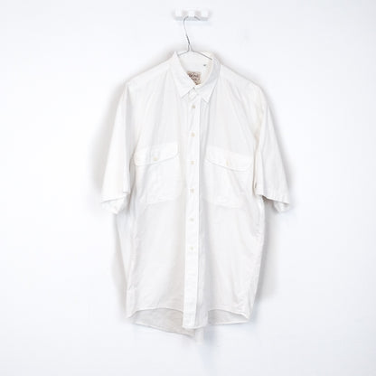 VIN-SHI-34671 Vintage πουκάμισο βαμβακερό Hugo Boss L