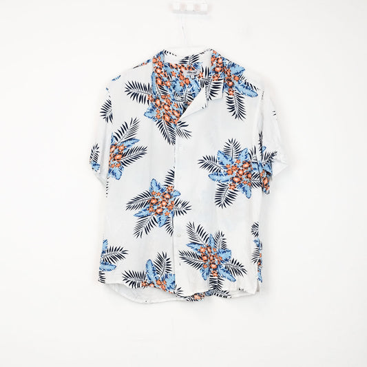 VIN-SHI-34636 Vintage πουκάμισο hawaiian style M-L