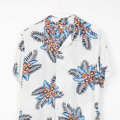 VIN-SHI-34636 Vintage πουκάμισο hawaiian style M-L