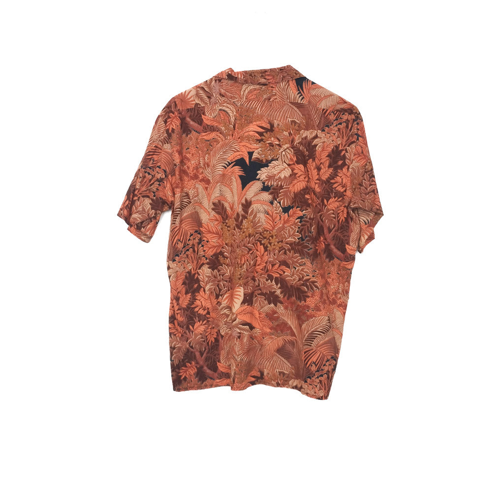 VIN-SHI-34639 Vintage πουκάμισο crazy pattern S