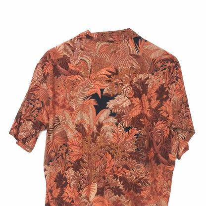 VIN-SHI-34639 Vintage πουκάμισο crazy pattern S