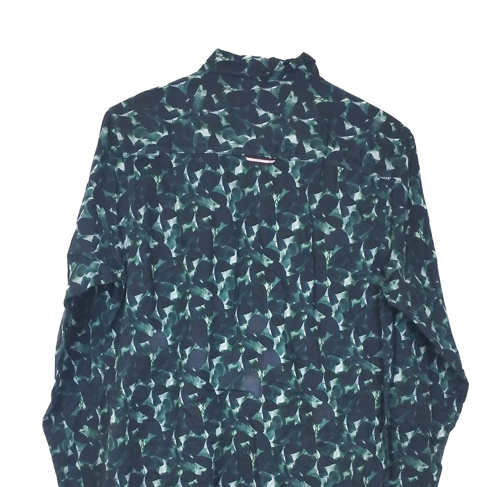 VIN-SHI-34645 Vintage πουκάμισο crazy pattern L