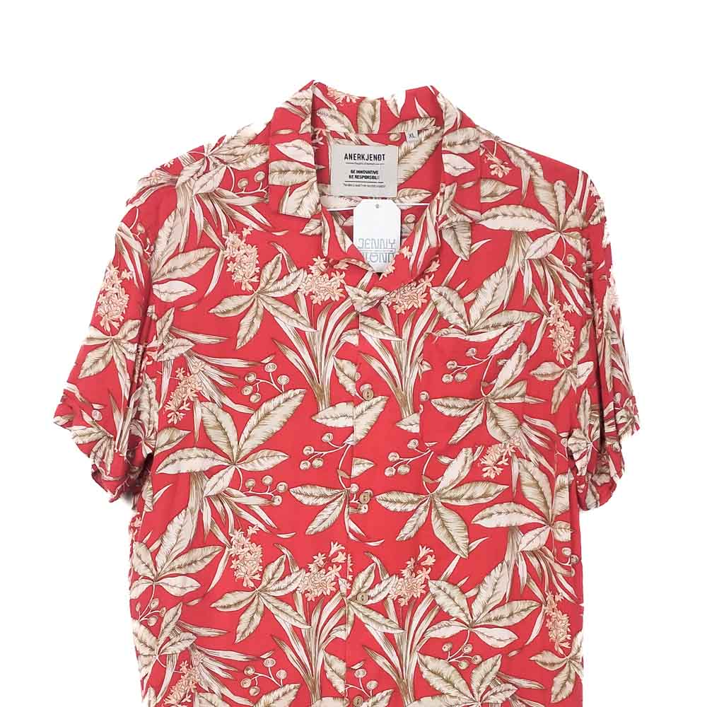 VIN-SHI-34647 Vintage πουκάμισο hawaiian style M