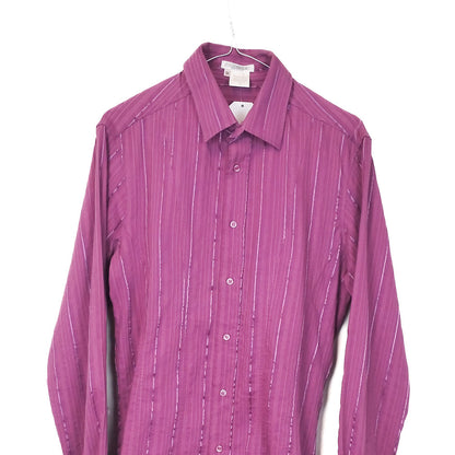VIN-SHI-34648 Vintage πουκάμισο unisex με ανάγλυφα σχέδια M