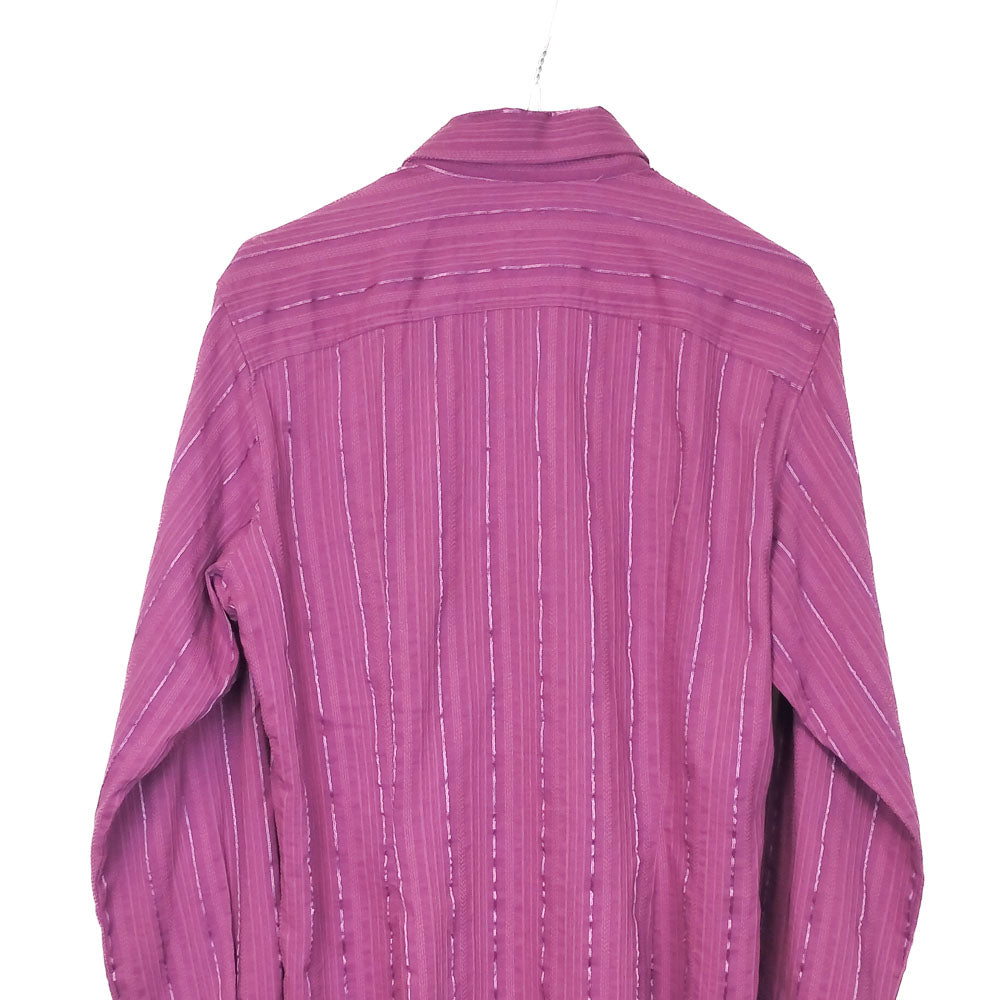 VIN-SHI-34648 Vintage πουκάμισο unisex με ανάγλυφα σχέδια M
