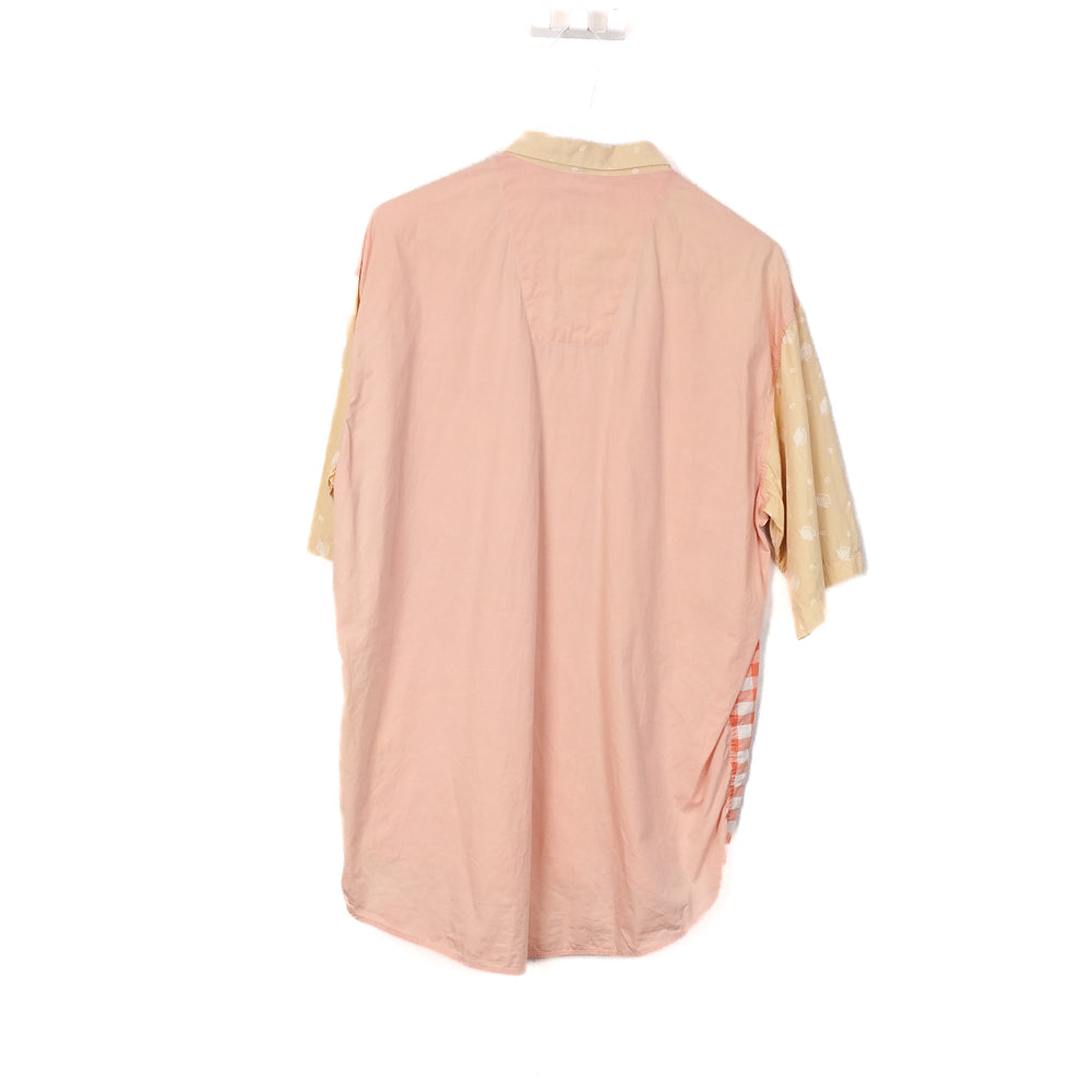 VIN-SHI-34652 Vintage πουκάμισο crazy pattern XL