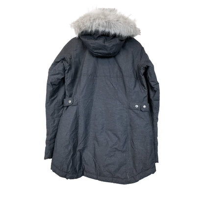 VIN-OUTW-35394 Preloved μπουφάν γυναικείο σκούρο γκρι Columbia S
