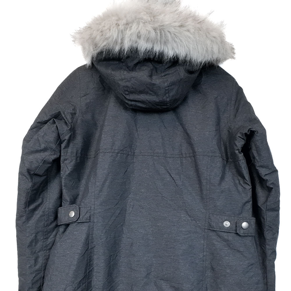 VIN-OUTW-35394 Preloved μπουφάν γυναικείο σκούρο γκρι Columbia S