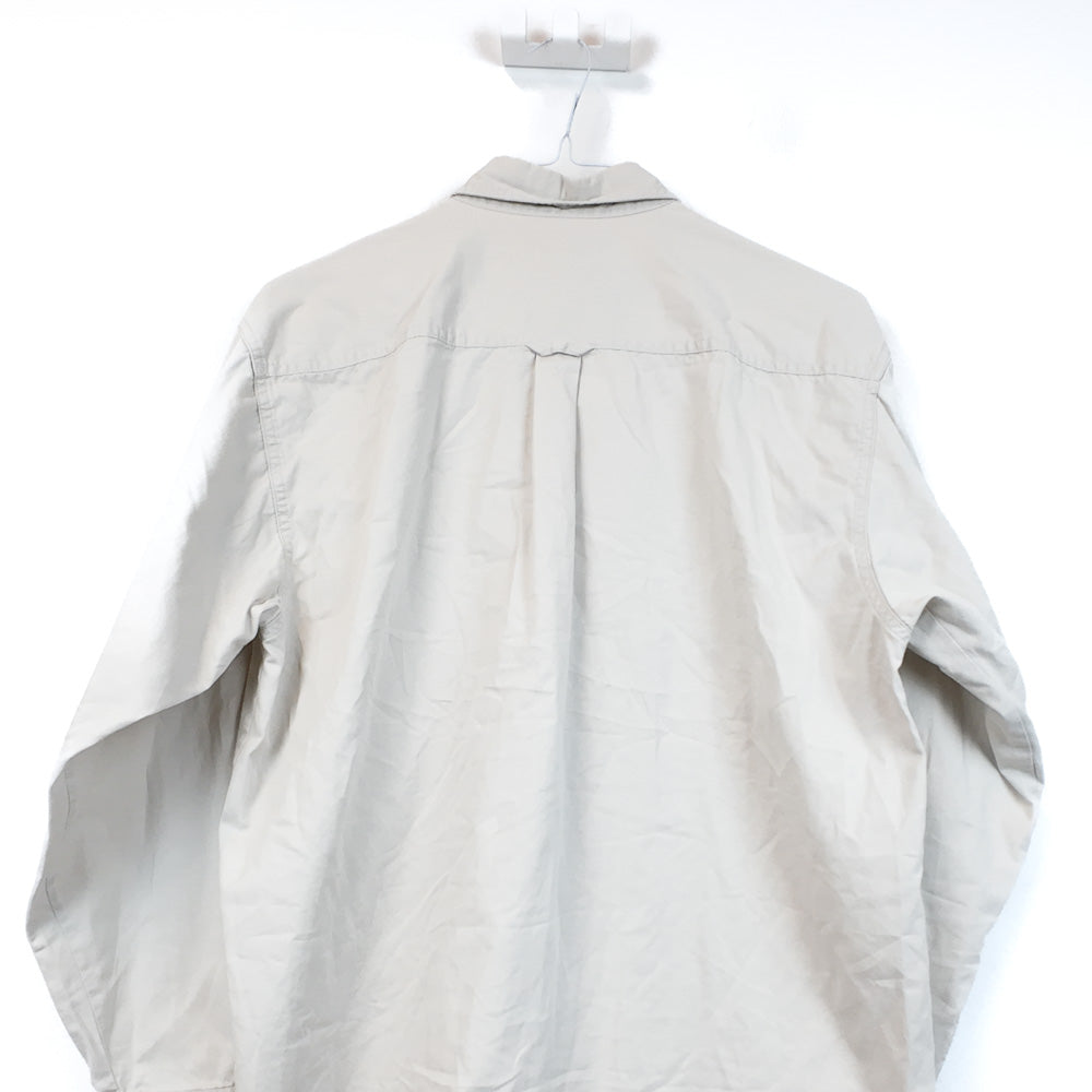 VIN-SHI-35638 Preloved πουκάμισο μπεζ unisex Columbia M