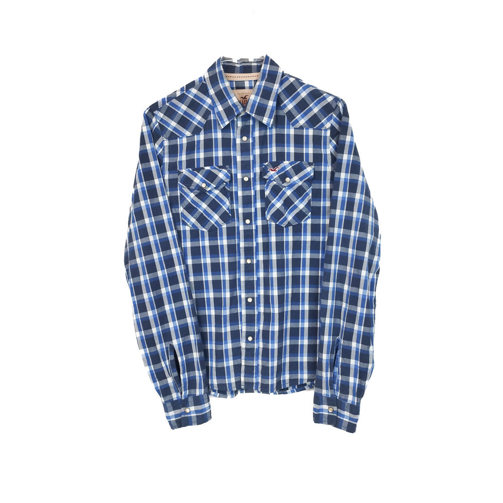 VIN-SHI-33763 Preloved πουκάμισο unisex Hollister M