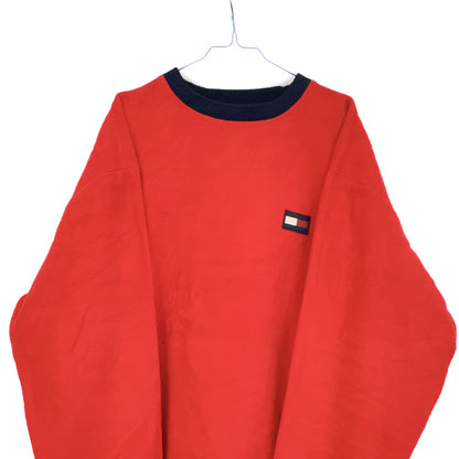 VIN-SW-35487 Preloved φλις μπλούζα unisex Tommy Hilfiger L
