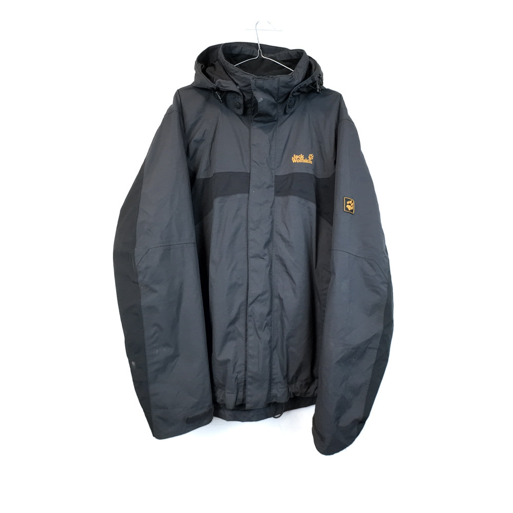 VIN-OUTW-35714 Preloved μπουφάν unisex γκρι Jack Wolfskin L