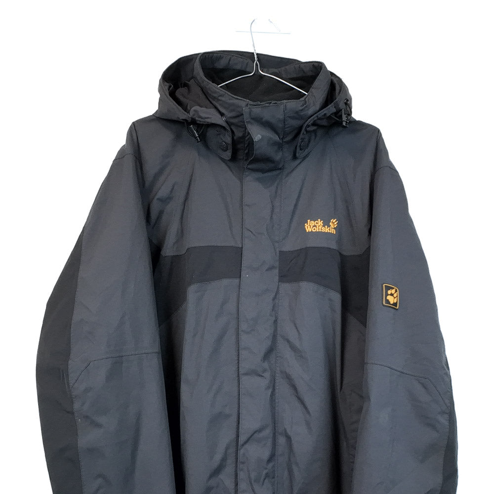 VIN-OUTW-35714 Preloved μπουφάν unisex γκρι Jack Wolfskin L