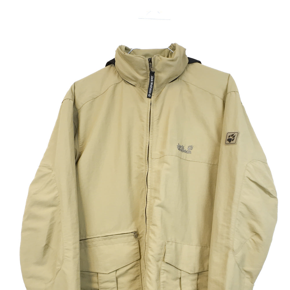 VIN-OUTW-35710 Preloved μπουφάν unisex μπεζ Jack Wolfskin M