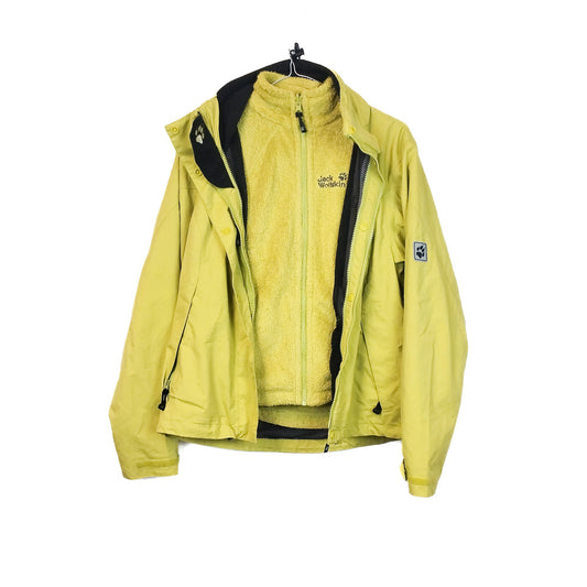 VIN-OUTW-33395 Preloved μπουφάν 3 in 1 γυναικείο Jack Wolfskin S