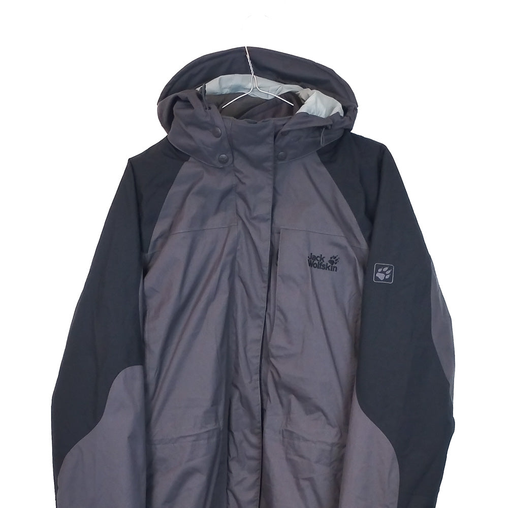 VIN-OUTW-33443 Preloved μπουφάν 3 in 1 γυναικείο Jack Wolfskin L