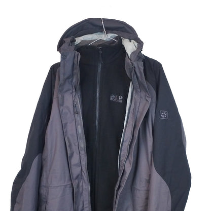 VIN-OUTW-33443 Preloved μπουφάν 3 in 1 γυναικείο Jack Wolfskin L