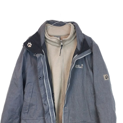 VIN-OUTW-33497 Preloved μπουφάν 3 in 1 γυναικείο Jack Wolfskin XL