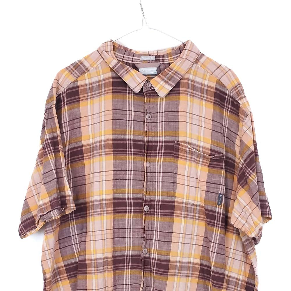 VIN-SHI-34783 Preloved πουκάμισο unisex Columbia 2XL