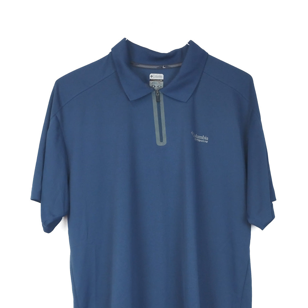 VIN-TEE-34395 Preloved T-shirt unisex μπλε Columbia XL