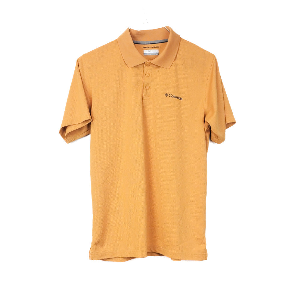 VIN-TEE-34396 Preloved T-shirt unisex μουσταρδί Columbia S