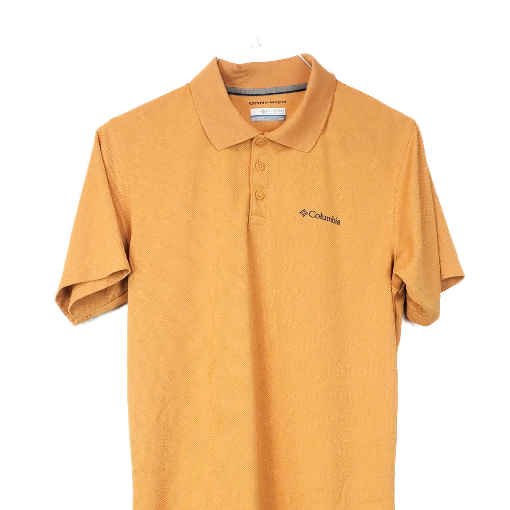 VIN-TEE-34396 Preloved T-shirt unisex μουσταρδί Columbia S